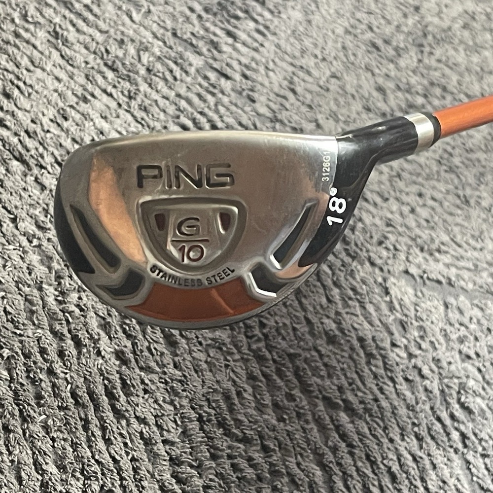 PING G10 18° Fairway Wood Stiff Flex TFC 129 Shaft Right-Handed Golf Club‎